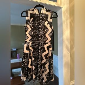 Black and white dress